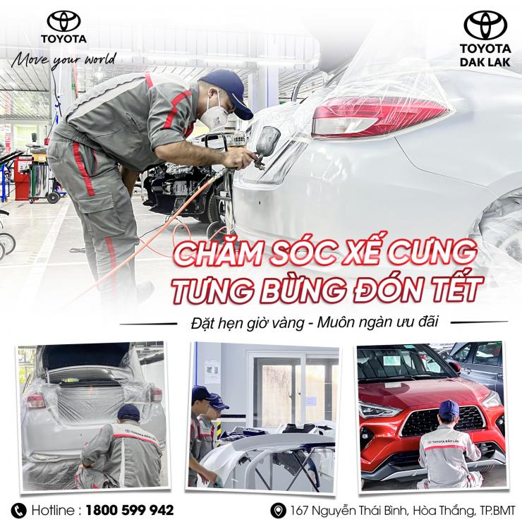 CHĂM SÓC "XẾ CƯNG", TỪNG BỪNG ĐÓN TẾT CÙNG TOYOTA DAK LAK