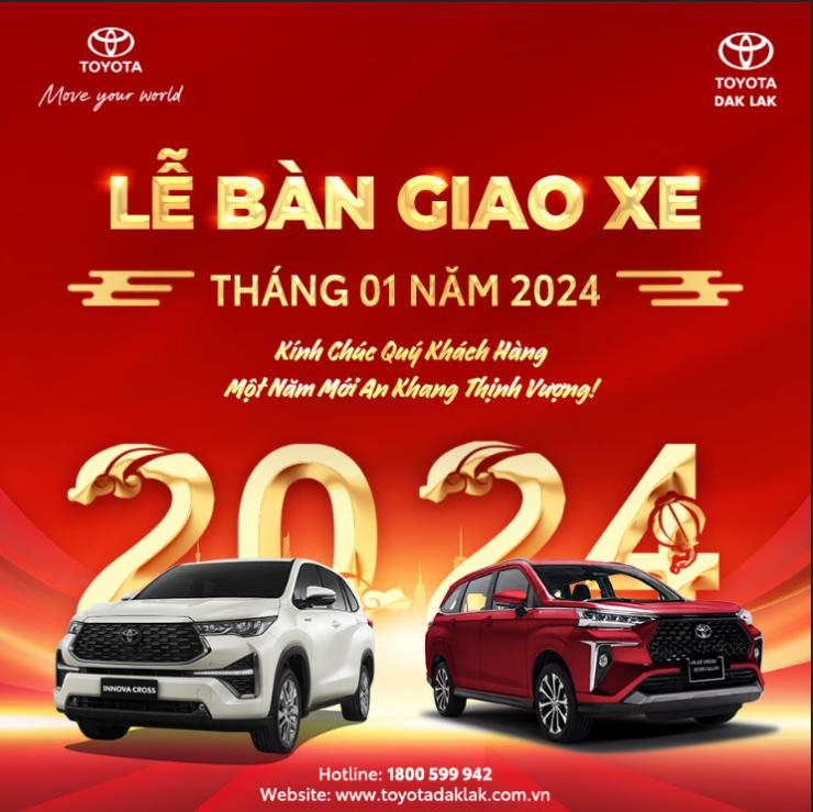 LỄ BÀN GIAO XE ĐẾN QUÝ KHÁCH HÀNG THÁNG 1/2024