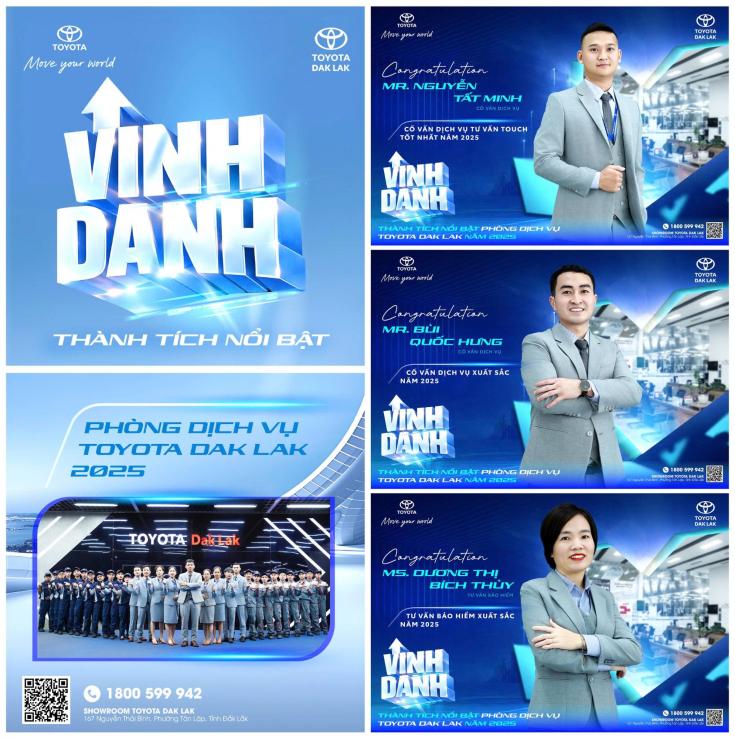 TOYOTA DAK LAK VINH DANH CÁ NHÂN VÀ TẬP THỂ XUẤT SẮC NĂM 2025