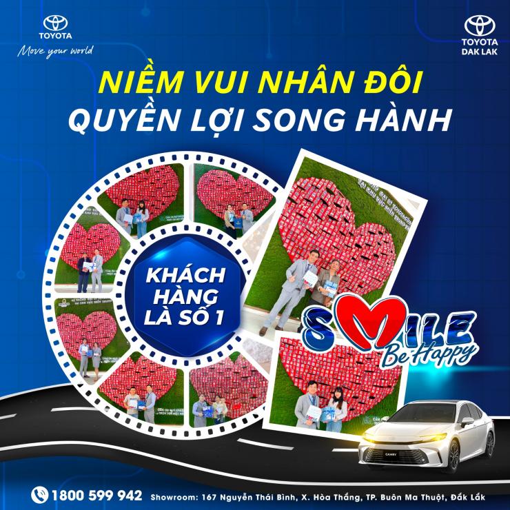 CHÚC MỪNG SINH NHẬT HỘI VIÊN CAO NGUYÊN NGÀN DẶM TẠI TOYOTA DAK LAK