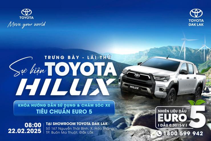 LÁI THỬ & THỰC HÀNH CHĂM SÓC XE CÙNG CHUYÊN GIA TẠI TOYOTA DAK LAK