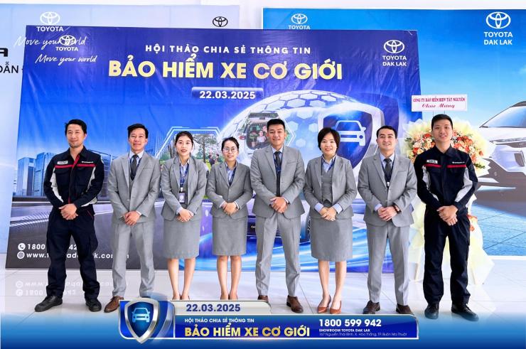 CẢM ƠN QUÝ KHÁCH ĐÃ THAM DỰ HỘI THẢO BẢO HIỂM XE CƠ GIỚI TẠI TOYOTA DAK LAK