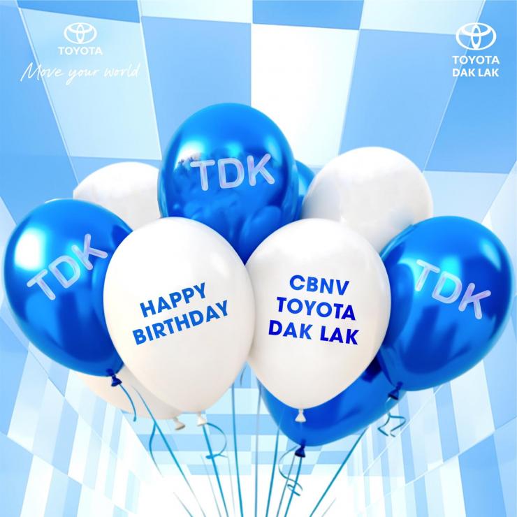 CHÚC MỪNG SINH NHẬT CBNV TOYOTA DAK LAK THÁNG 4