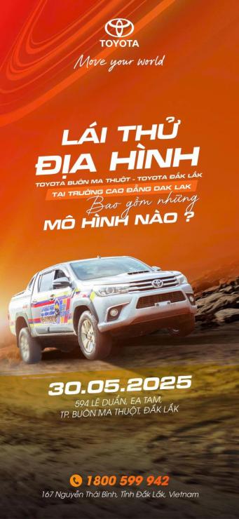 TRẢI NGHIỆM 3 MÔ HÌNH ĐỊA HÌNH THỰC TẾ TẠI SỰ KIỆN TEST DRIVE & SKILL CONTEST NGÀY 30.05.2025