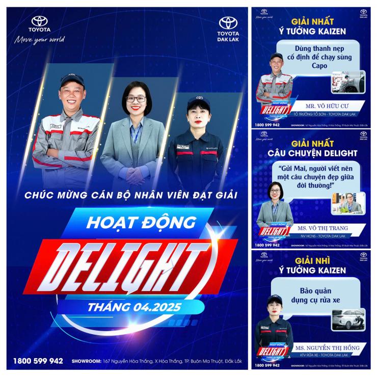 VINH DANH CHIẾN DỊCH DELIGHT THÁNG 4/2025