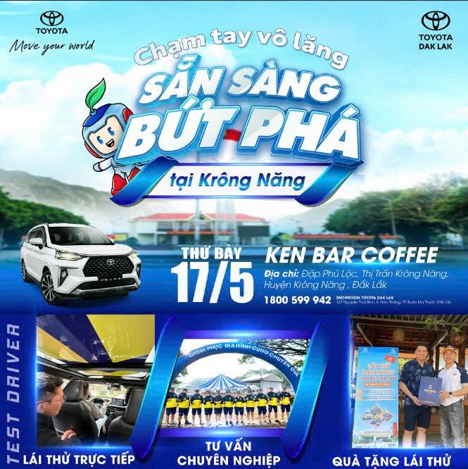 TRẢI NGHIỆM CẢM GIÁC LÁI CÙNG TOYOTA DAK LAK TẠI KRÔNG NĂNG