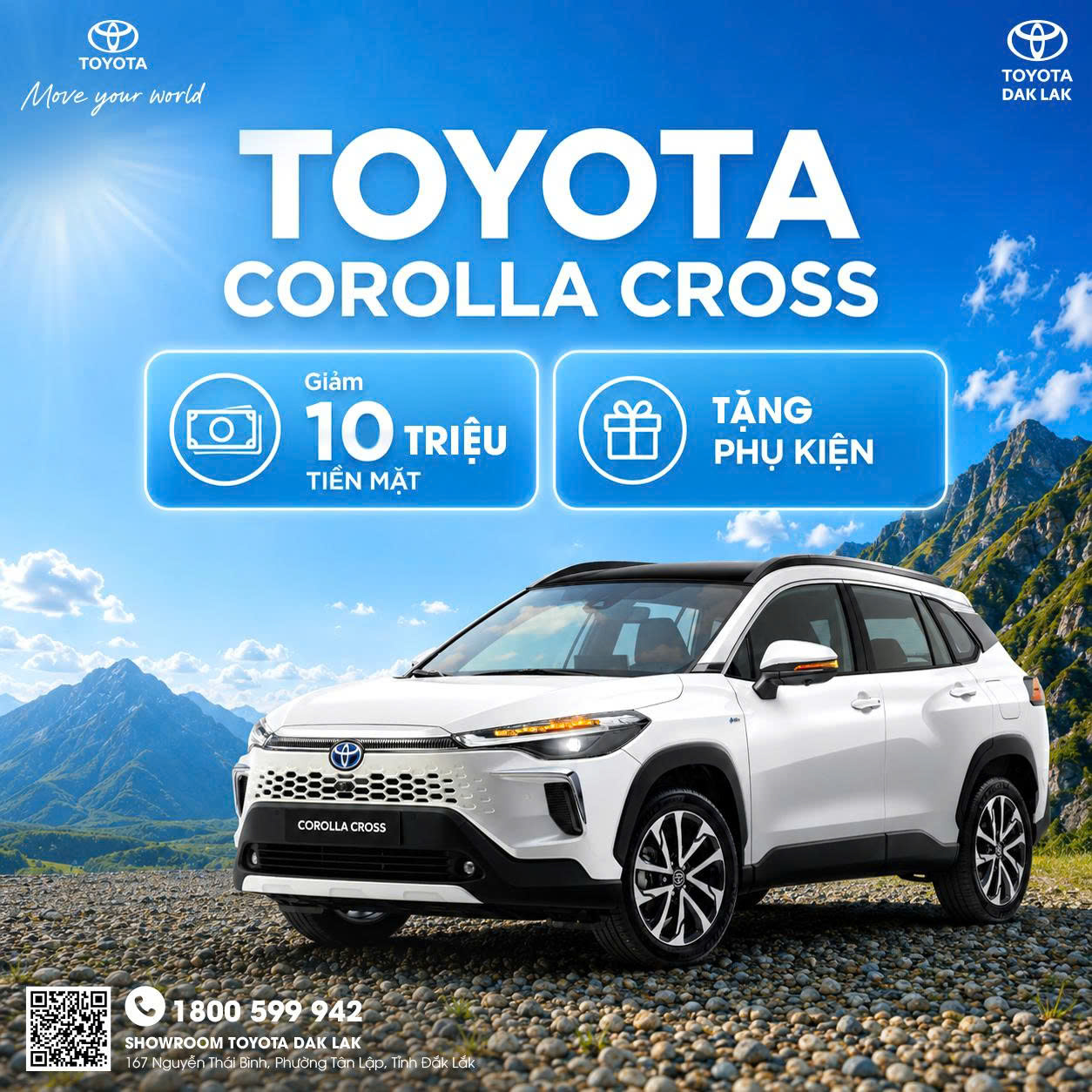 Chính sách ưu đãi tháng 06/2026 của Toyota Corolla Cross