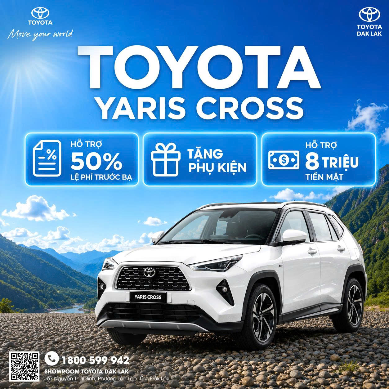 Chính sách ưu đãi tháng 06/2026 của Toyota Yaris Cross