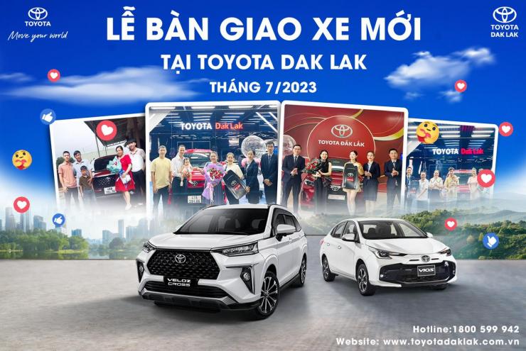 TOYOTA DAK LAK - LỄ GIAO XE THÁNG 7, 2023