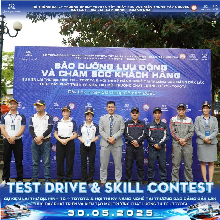 DỊCH VỤ TẬN NƠI – TRẢI NGHIỆM THỰC TẾ CÙNG TOYOTA DAK LAK TẠI TRƯỜNG CAO ĐẲNG ĐẮK LẮK