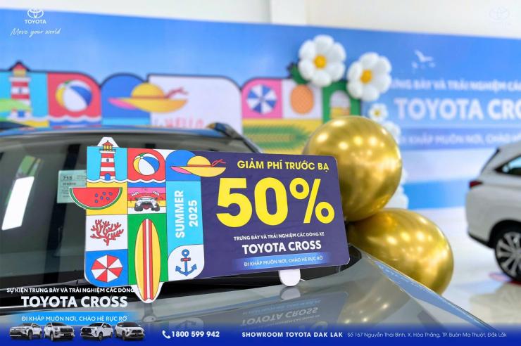 SỰ KIỆN TRẢI NGHIỆM TOYOTA CROSS TẠI TOYOTA DAK LAK – KHÁM PHÁ ĐỈNH CAO LÁI THỬ