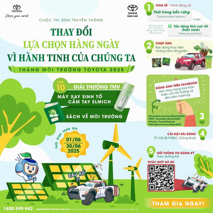 CUỘC THI ẢNH “THAY ĐỔI LỰA CHỌN HẰNG NGÀY – VÌ HÀNH TINH CỦA CHÚNG TA”