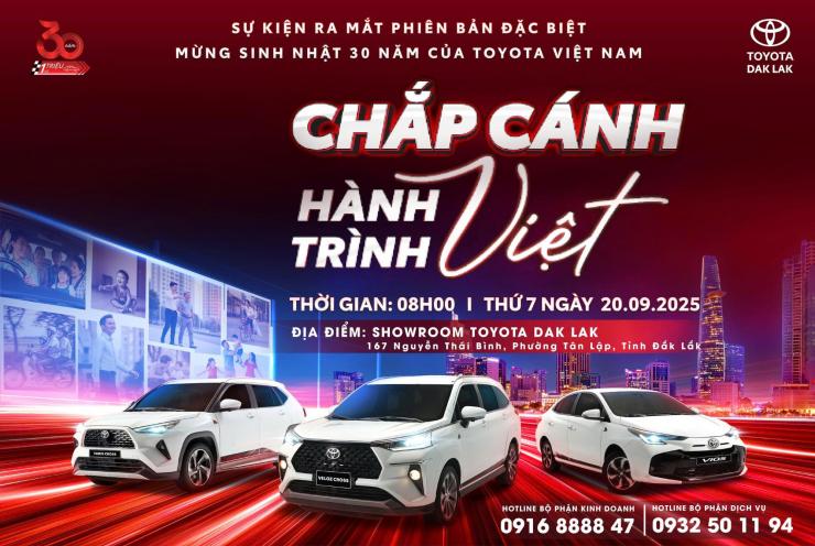 30 năm một hành trình - Toyota ra mắt phiên bản đặc biệt đầy dấu ấn