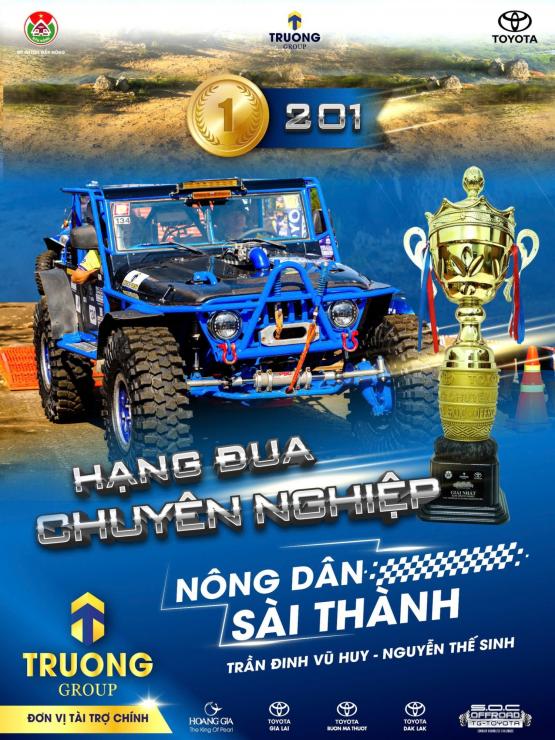 VINH DANH CÁC ĐỘI ĐUA HẠNG CHUYÊN NGHIỆP - GIẢI ĐUA XE ĐỊA HÌNH S.O.C OFFROAD TG-TOYOTA ĐẮK NÔNG 2024