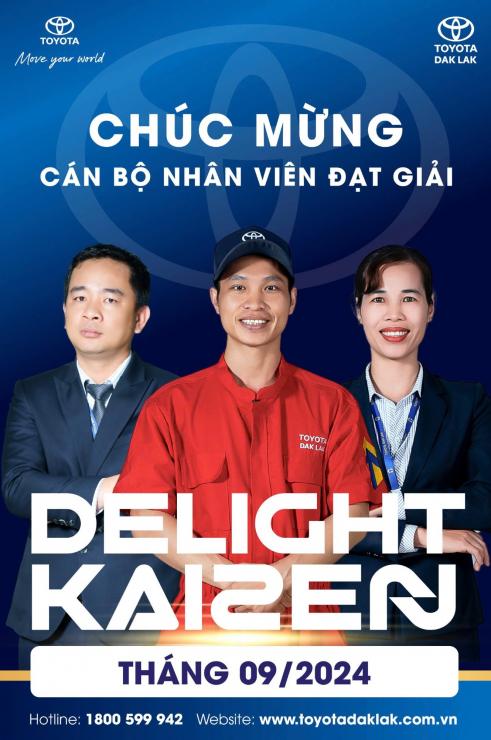 Bản Tin Chiến Dịch Delight Tháng 9/2024 – Toyota Đắk Lắk