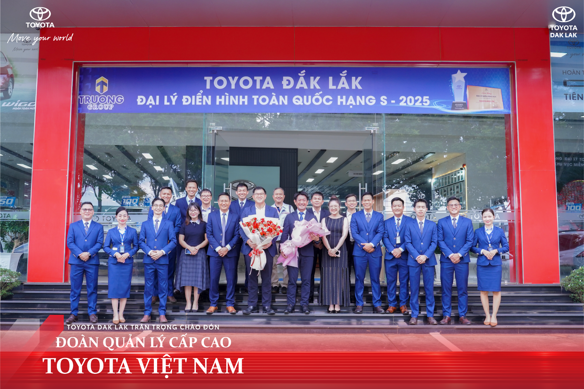 Tổng giám đốc Toyota Việt Nam cùng đoàn lãnh đạo cấp cao đến thăm và làm việc tại Toyota Dak Lak