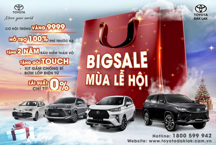 BIGSALE MÙA LỄ HỘI – CƠ HỘI VÀNG MUA XE HƠI