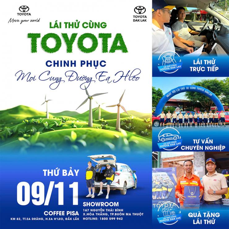 Lái Thử Toyota - Chinh Phục Mọi Cung Đường Ea H'Leo