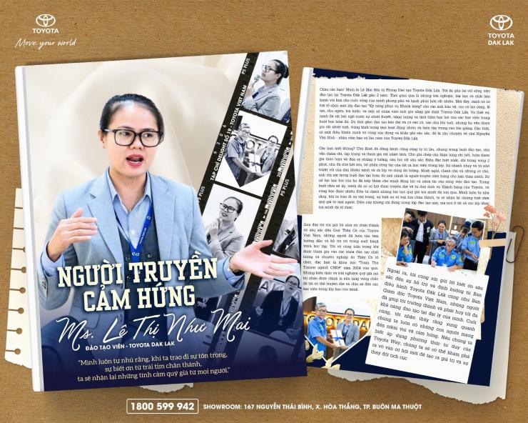 Ms. Lê Thị Như Mai - Ngọn lửa truyền cảm hứng tại Toyota Dak Lak