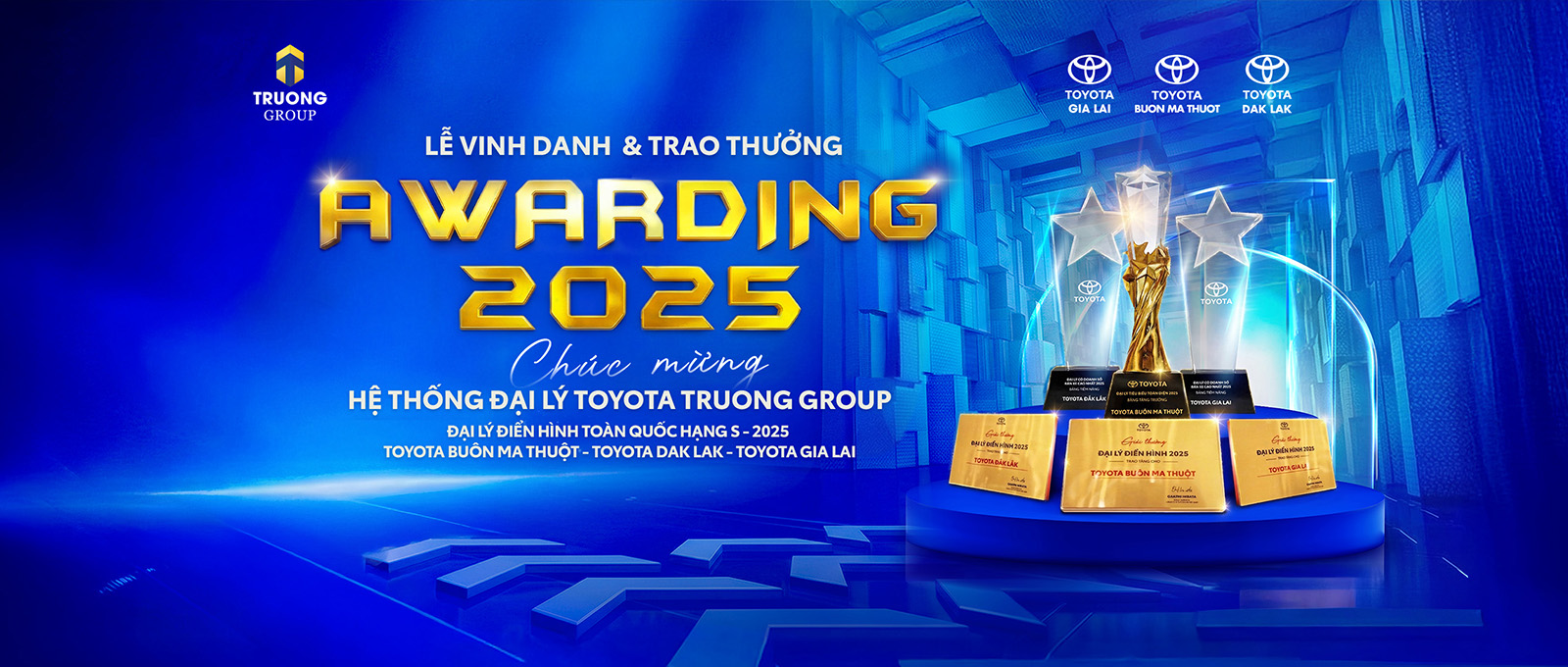 TOYOTA DAK LAK ĐẠT ĐẠI LÝ ĐIỂN HÌNH TOÀN QUỐC HẠNG S 2025